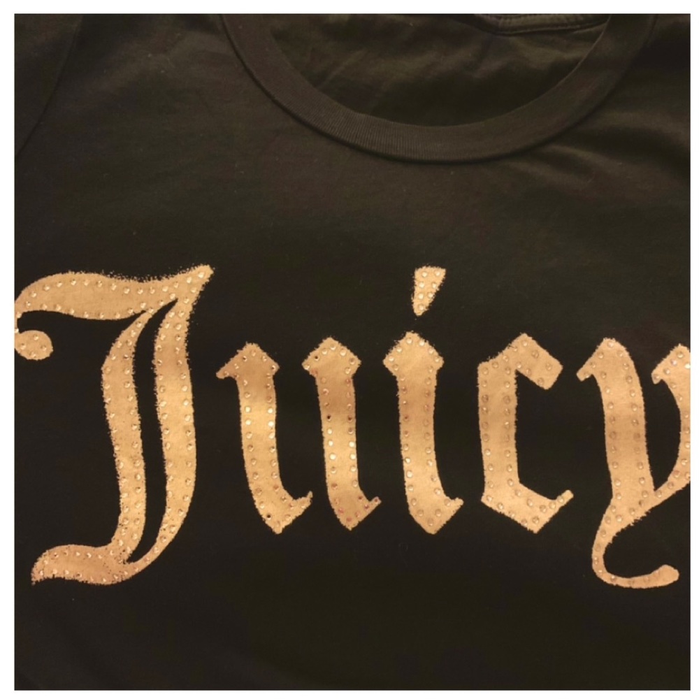 Juicy Couture Black Tee - Picture 2 of 4